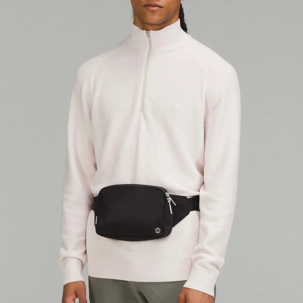 New Release Lululemon Large Everywhere Belt Bag Black EBB Fanny Pack NWT - Picture 3 of 12